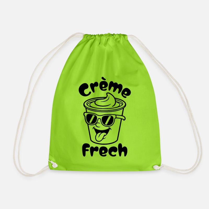 Crème Frech - Turnbeutel - Neongrün