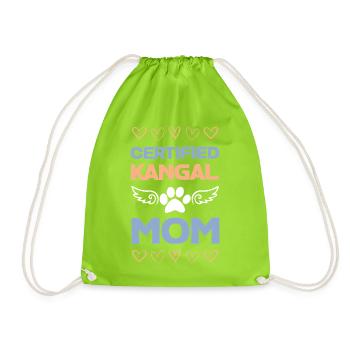Kangal Mama certifié - Sac de sport léger - vert néon - Devant