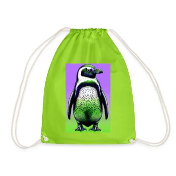 pingouin - Sac de sport léger - vert néon - Devant