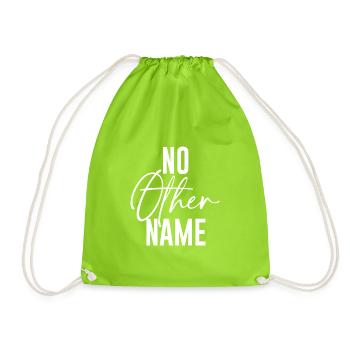 Jesus Christ of Nazareth Faith Bible Jesus - Drawstring Bag - neon green - Front