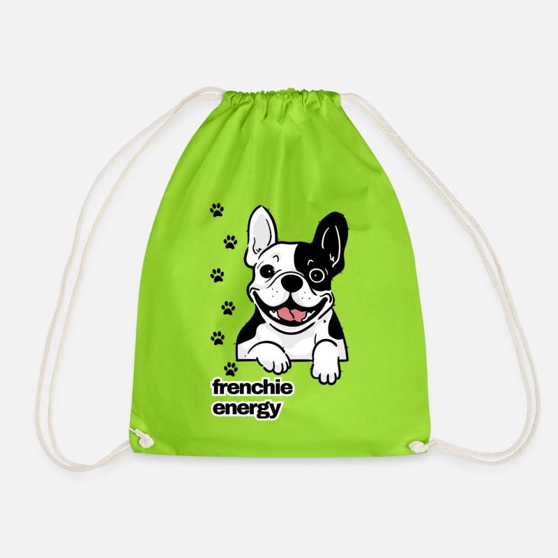 Frenchie Energy - Sac de sport léger - vert néon