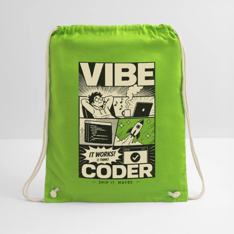 Vibe Coder Programmer Humor Turnbeutel