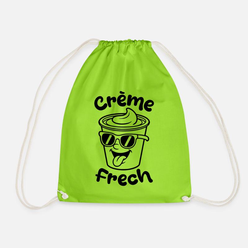 Crème Frech - Turnbeutel - Neongrün