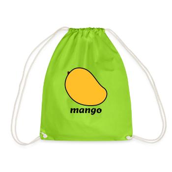 mangue - Sac de sport léger - vert néon - Devant
