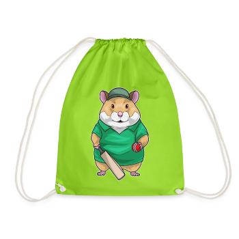 Hamster Cricket Cricket Bats Sports - Sac de sport léger - vert néon - Devant