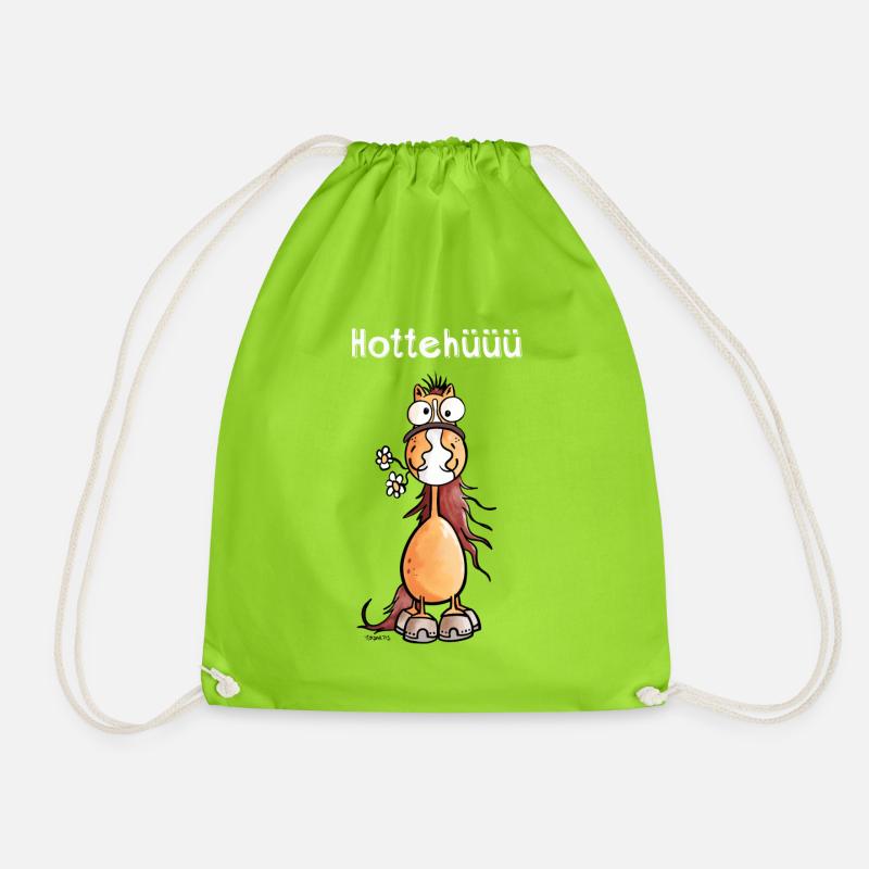 Hottehüüü Pferdchen Hottehüüü - Turnbeutel - Neongrün