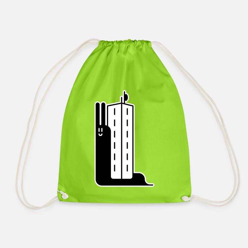Block Snail - Turnbeutel - Neongrün