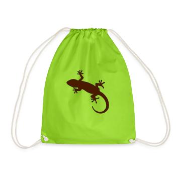 Gecko - Turnbeutel - Neongrün - Vorne