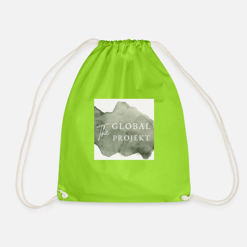 The Global Projekt - Turnbeutel - Neongrün