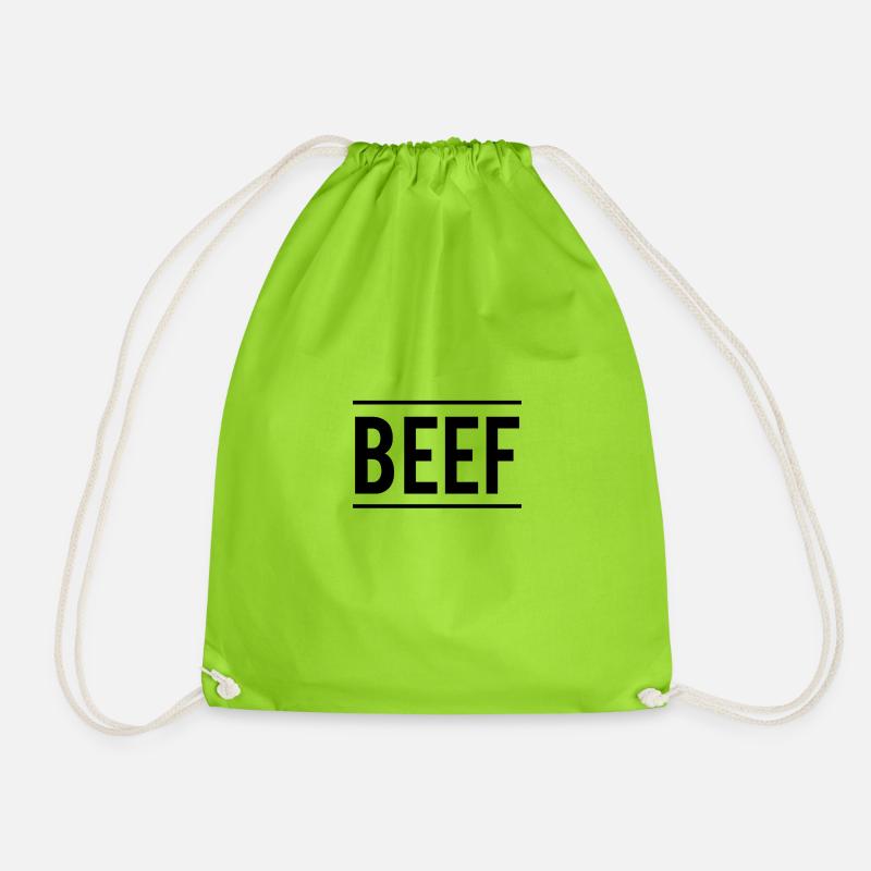 BEEF - Turnbeutel - Neongrün