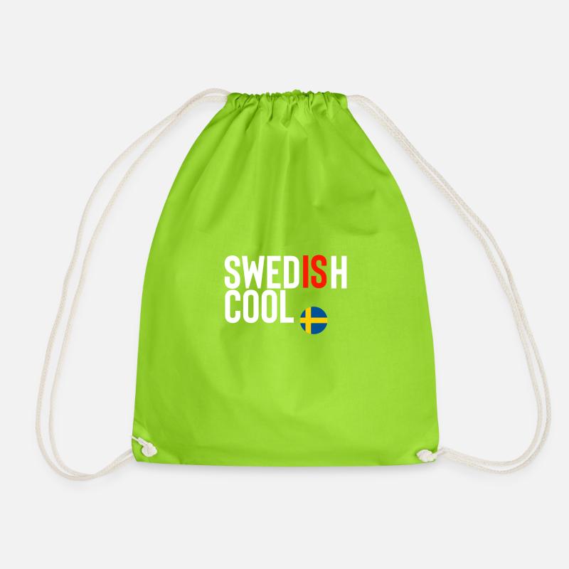 Schweden - Turnbeutel - Neongrün