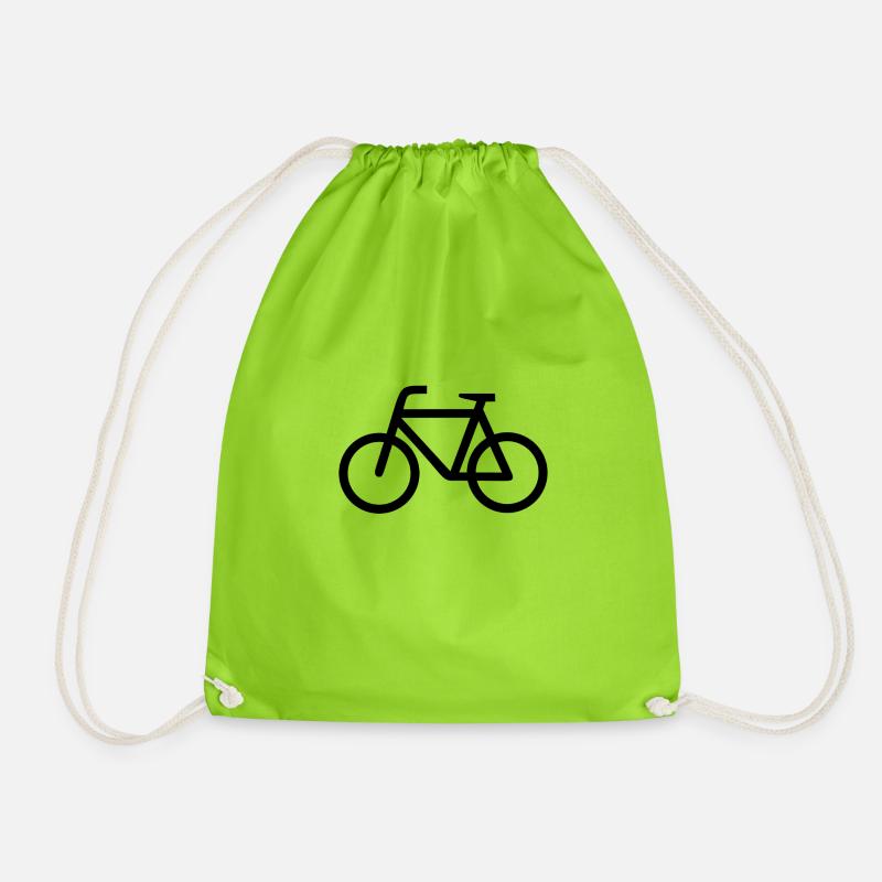 Radfahren - Turnbeutel - Neongrün