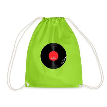 Vinyl - Turnbeutel - Neongrün - Vorne