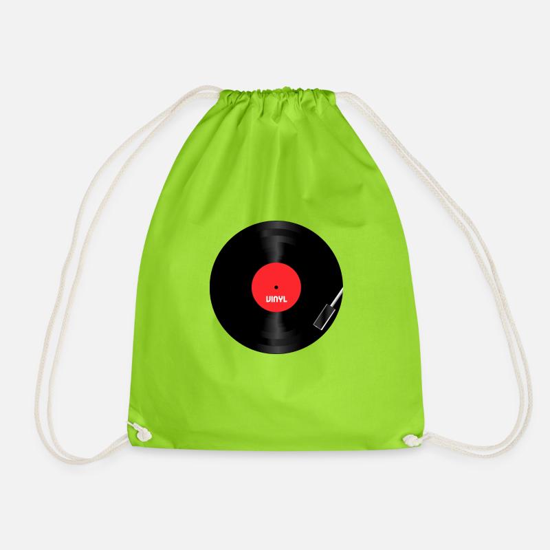 Vinyle - Sac de sport léger - vert néon