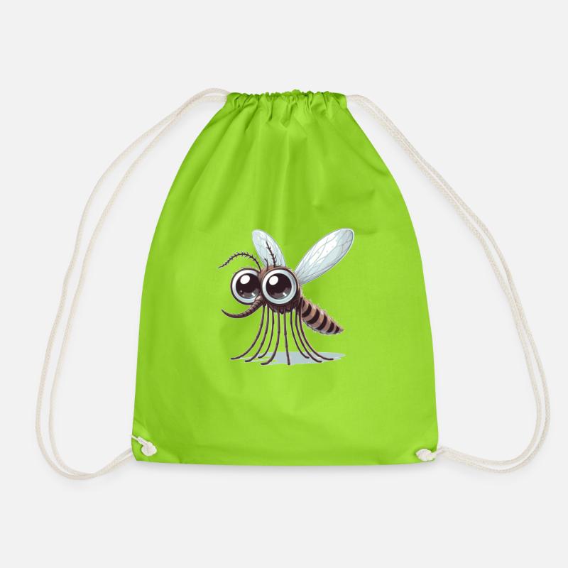 Mosquito - Drawstring Bag - neon green