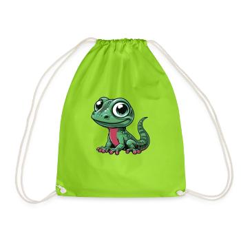 Lézard - Sac de sport léger - vert néon - Devant
