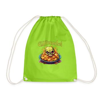 Giftnudel - Turnbeutel - Neongrün - Vorne