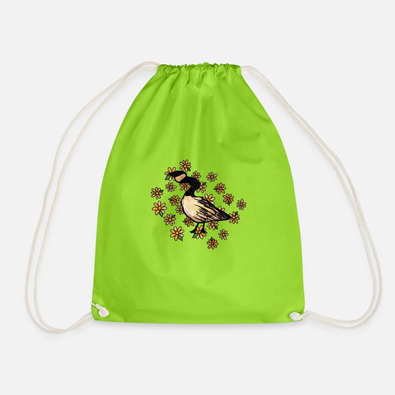 Canadian Goose - Drawstring Bag - neon green
