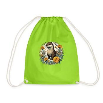 Otter - Turnbeutel - Neongrün - Vorne