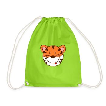 Tigre - Sac de sport léger - vert néon - Devant