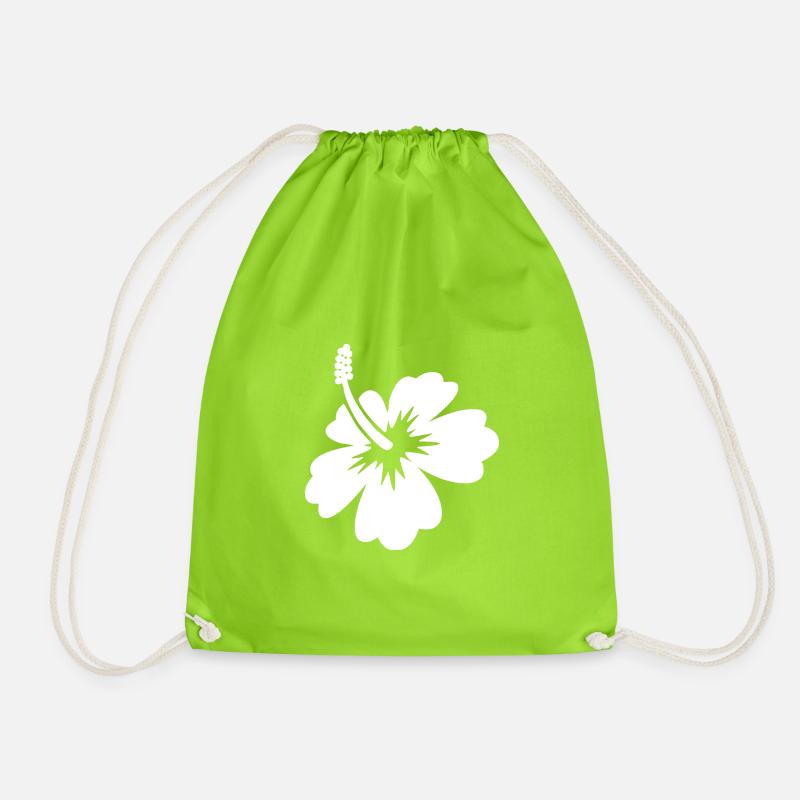 Flower - Turnbeutel - Neongrün