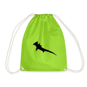 Hammerhead Shark - Turnbeutel - Neongrün - Vorne