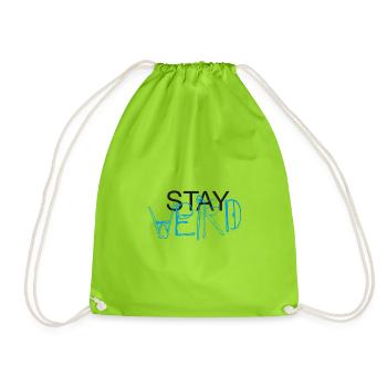 Restez bizarre! - Sac de sport léger - vert néon - Devant