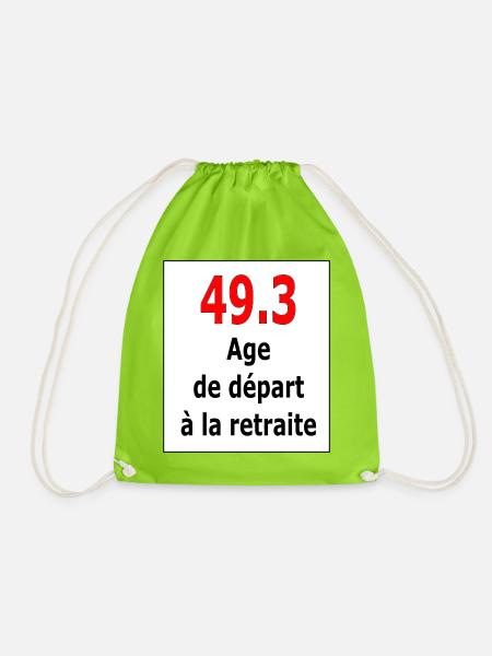 49.3 - Sac de sport léger - vert néon