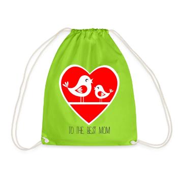 Fête des Mères - Sac de sport léger - vert néon - Devant