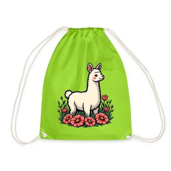 Lama - Turnbeutel - Neongrün - Vorne