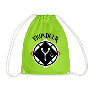 Slinger-Emblem - Turnbeutel - Neongrün - Vorne