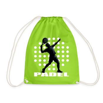 Padel - Turnbeutel - Neongrün - Vorne