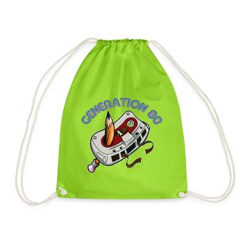 gen80 - Sac de sport léger - vert néon - Devant