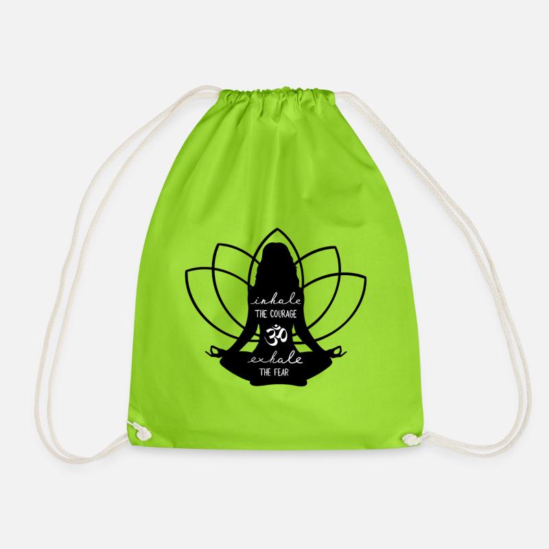 Jogini - Drawstring Bag - neon green
