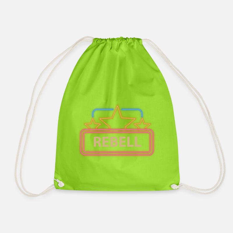Rebell - Turnbeutel - Neongrün