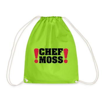chef de cuisine - Sac de sport léger - vert néon - Devant