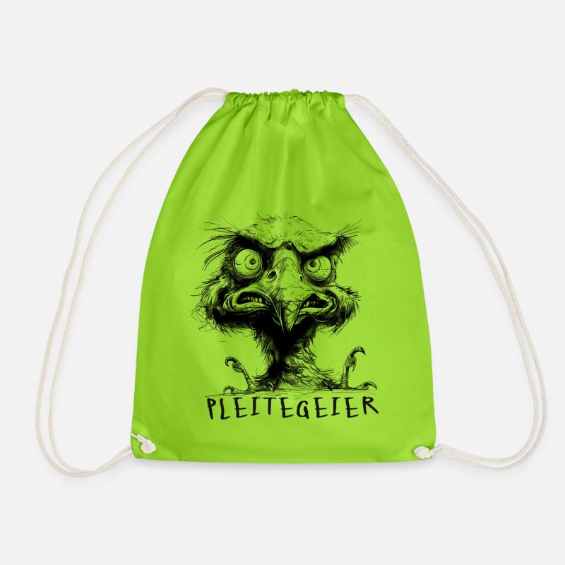 Pleitegeier - Turnbeutel - Neongrün