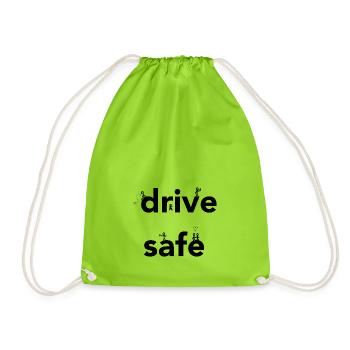 Drive safe - Sac de sport léger - vert néon - Devant