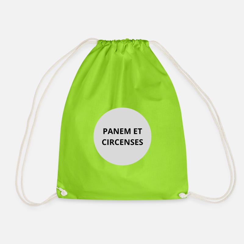Panem et Circenses - Turnbeutel - Neongrün