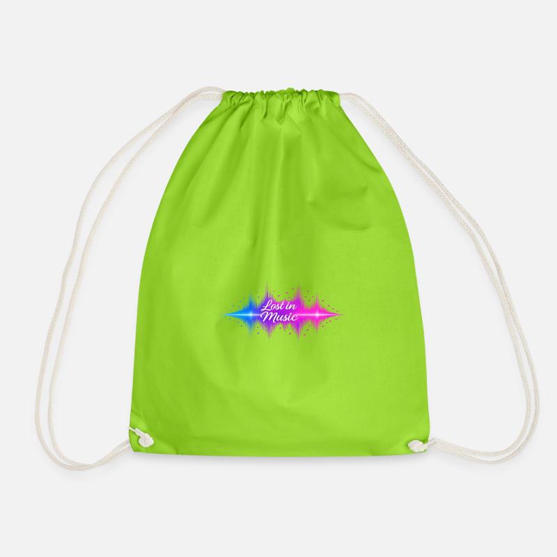 Lost in Music Néon Wave - Sac de sport léger - vert néon