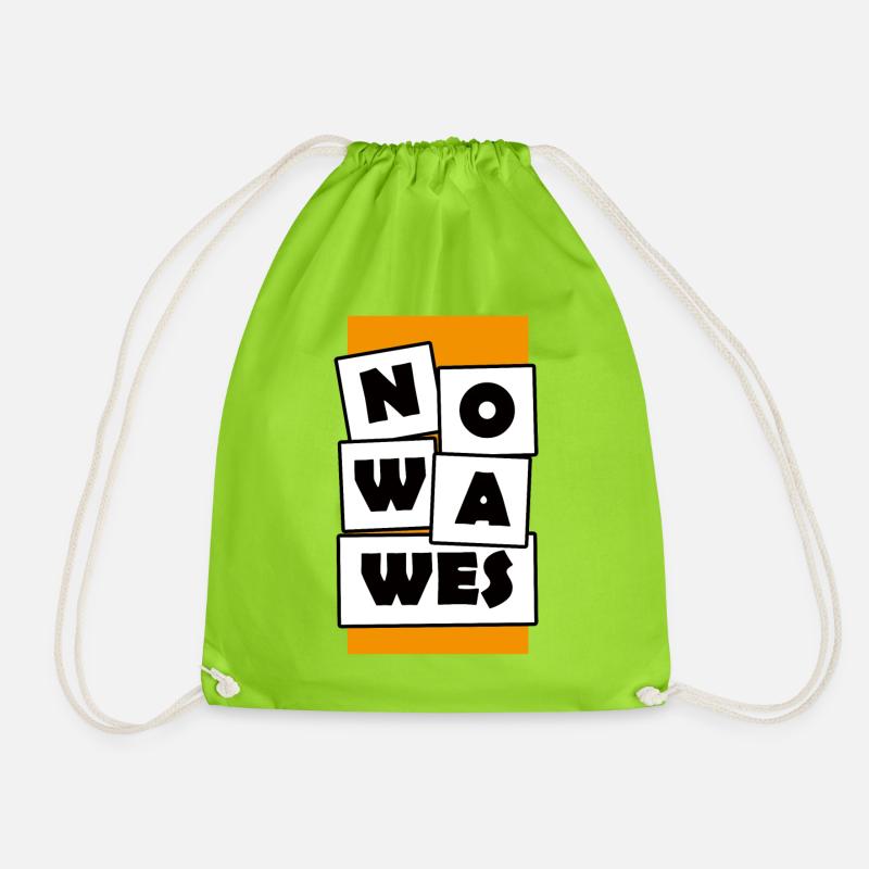 NOWAWES - Turnbeutel - Neongrün