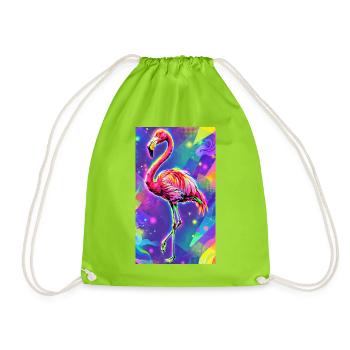 Flamant - Sac de sport léger - vert néon - Devant