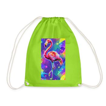 Flamant - Sac de sport léger - vert néon - Devant