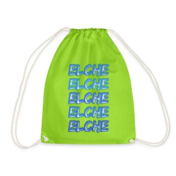 Moose as diving - Drawstring Bag - neon green - Front