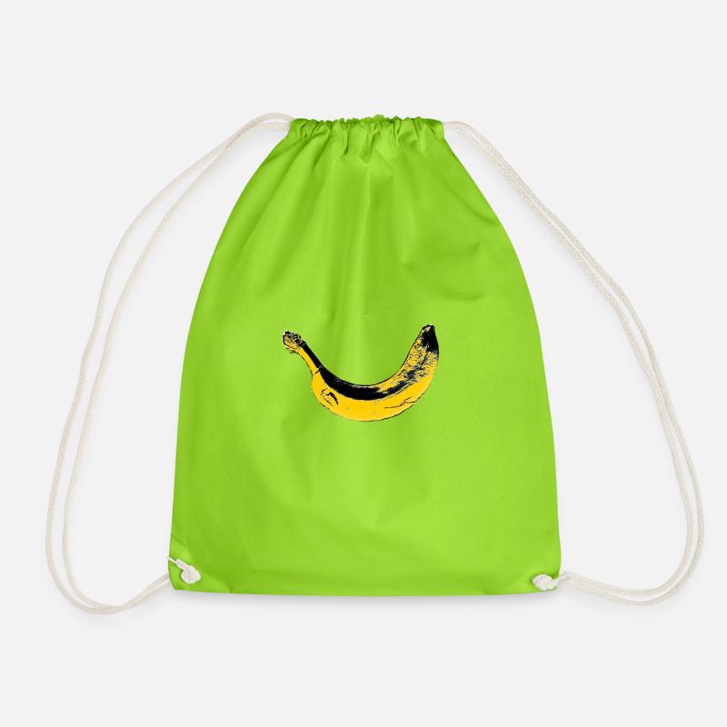 Banane - Turnbeutel - Neongrün