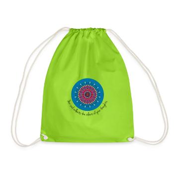 Soul colours - Drawstring Bag - neon green - Front