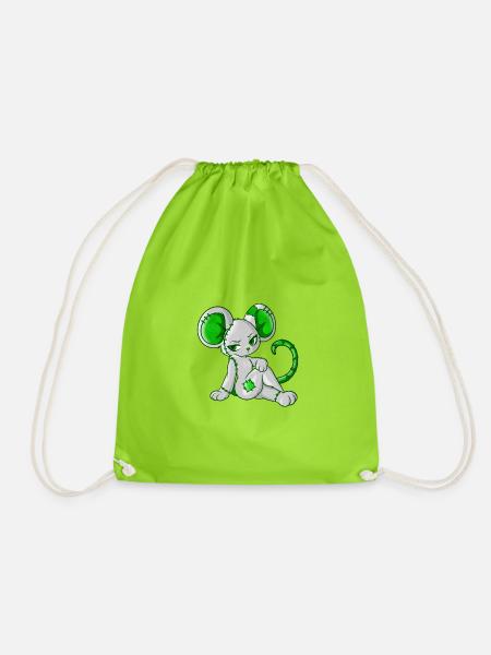 Lyra (Bella Donna‘s wicked world) - Turnbeutel - Neongrün