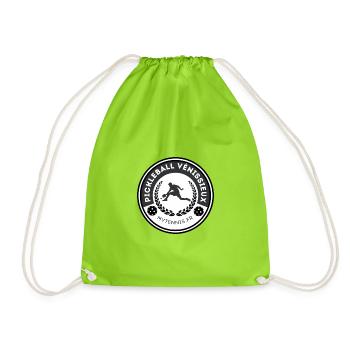 LOGO MVT PICKLEBALL - Sac de sport léger - vert néon - Devant