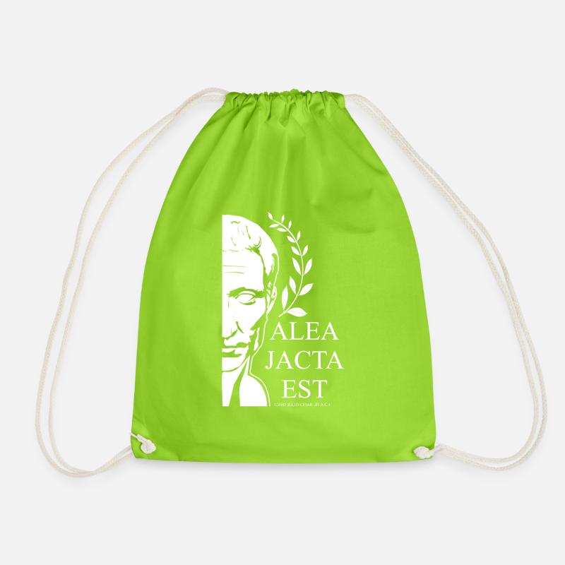 ALEA JACTA EST - Turnbeutel - Neongrün