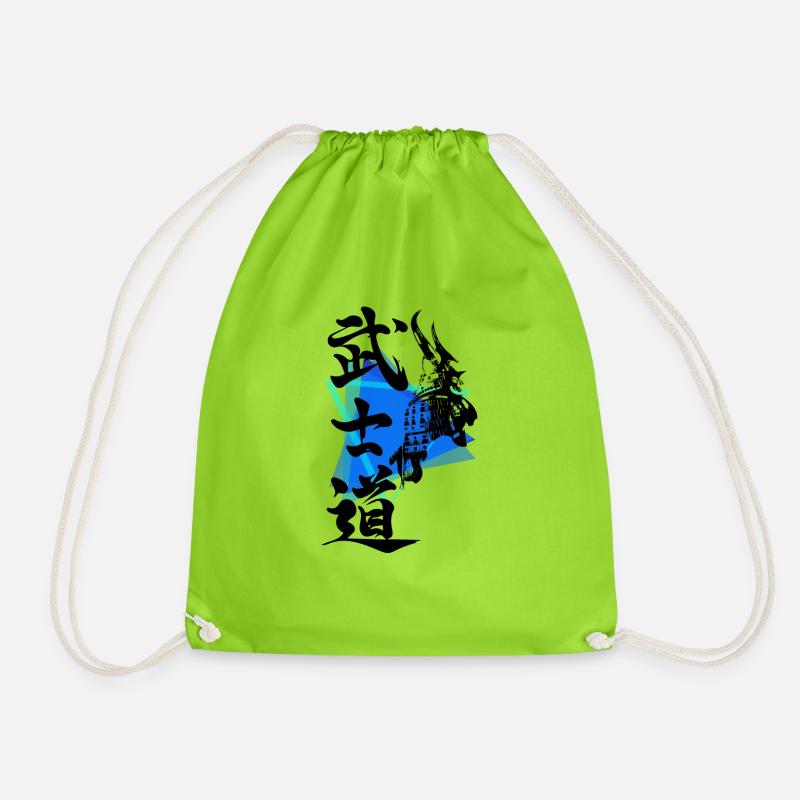 Samurai - Drawstring Bag - neon green